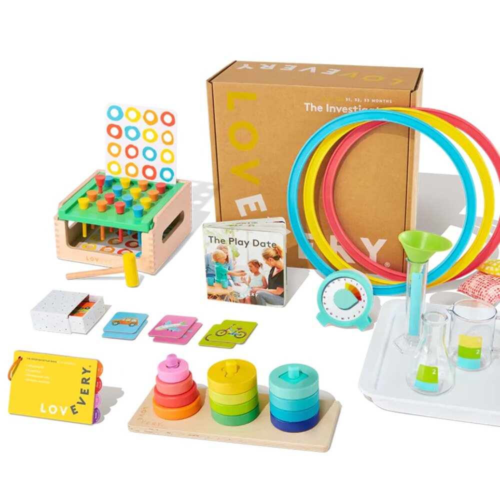 Lovevery Investigator Play Kit Items - Months 31, 32, 33